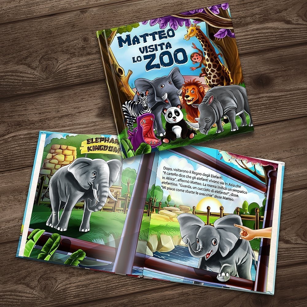 "Visita allo zoo" - Libro personalizzato