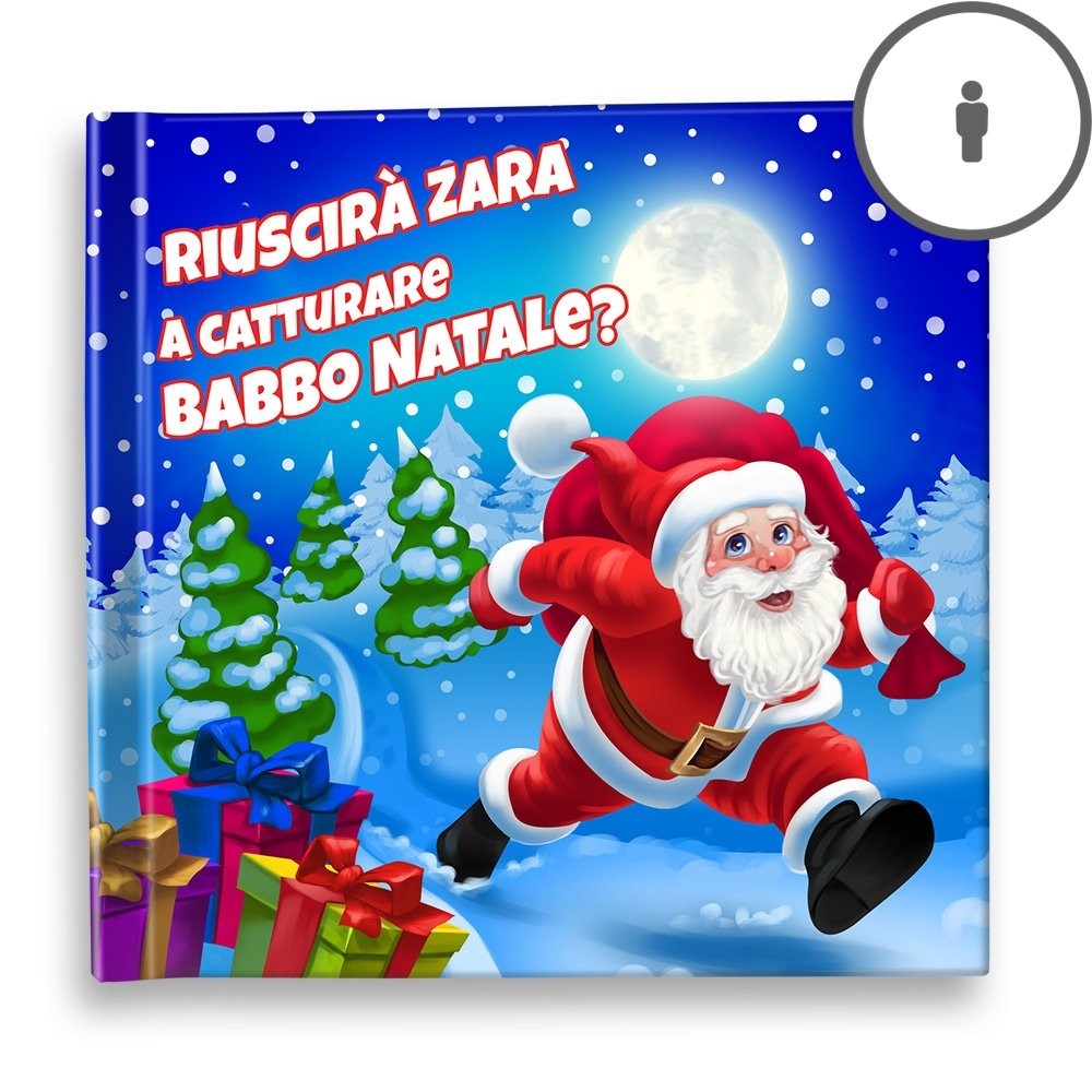 "Riesci a catturare Babbo Natale?" - Libro personalizzato - IT