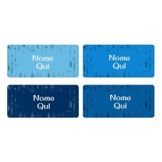 Arrows Rectangle Name Labels - Italian